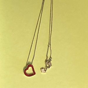 Swarovski crystal heart necklace